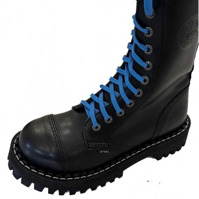 Шнурки для обуви Плоские Светло-Синие