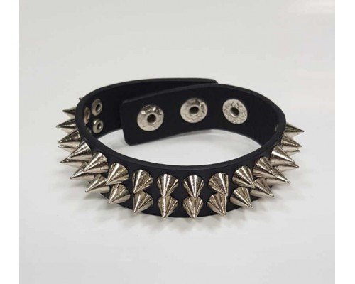 Браслет Шипы 2 ряда 