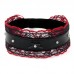 Ошейник Готика Черные кружева с красными бантиками