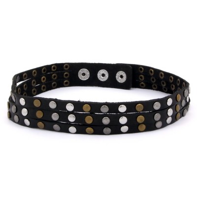 Напульсник- Ошейник клёпаный