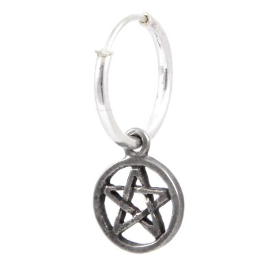Серьга Пентаграмма 1