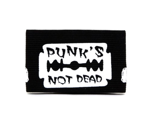 Браслет резиновый Punk's not dead 