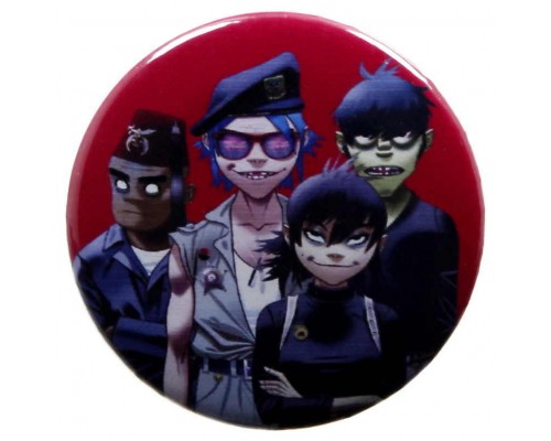 Значок Gorillaz 4