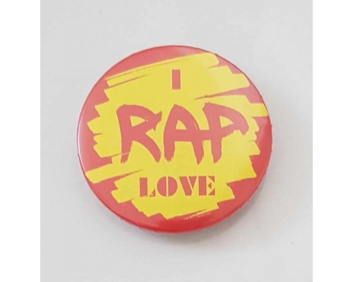Значок I Love Rap 1