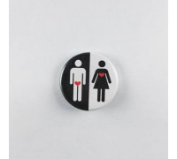 Значок Love( Men and Women) 1