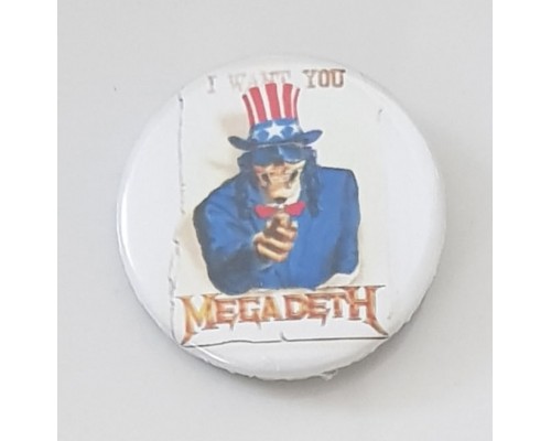 Значок Megadeth 4