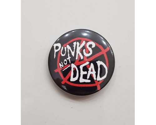 Значок Punks not Dead 3