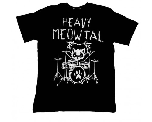 Футболка Heavy Meowtal k1