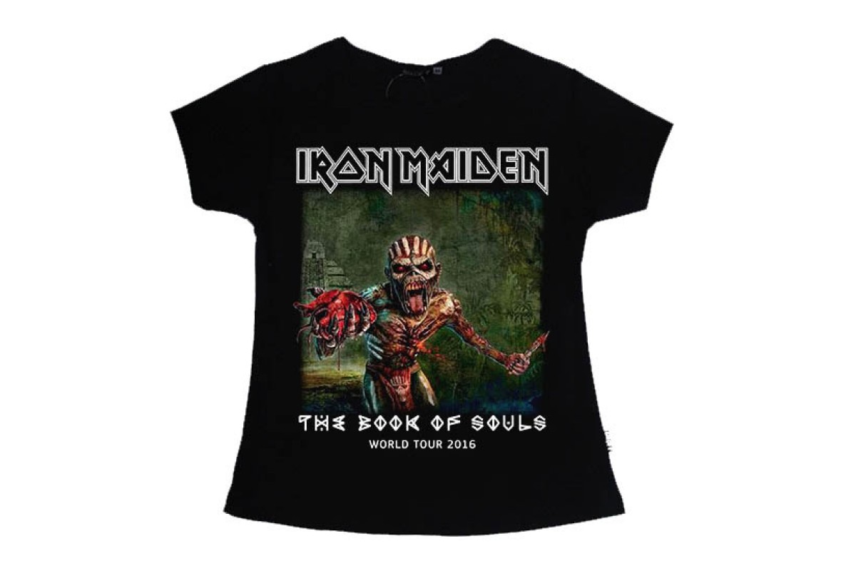 Рок футболки Iron Maiden. Book of Souls World Tour футболка.
