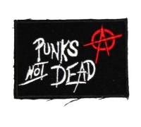 Нашивка Punks not dead v2