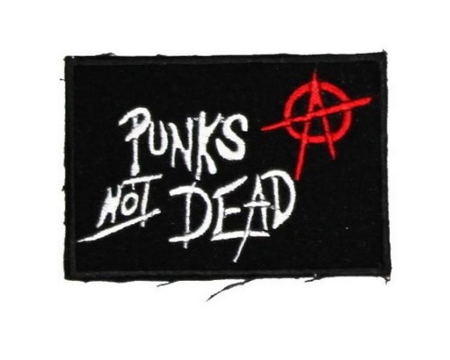 Нашивка Punks not dead v2