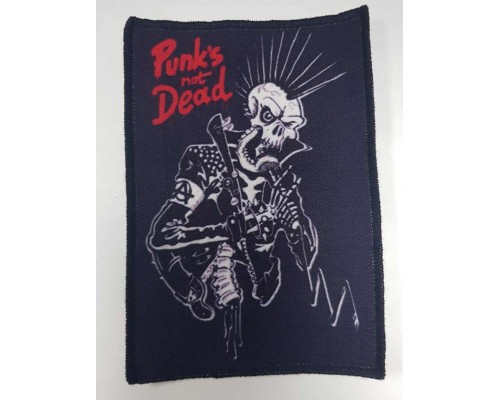 Нашивка Punks not dead 8