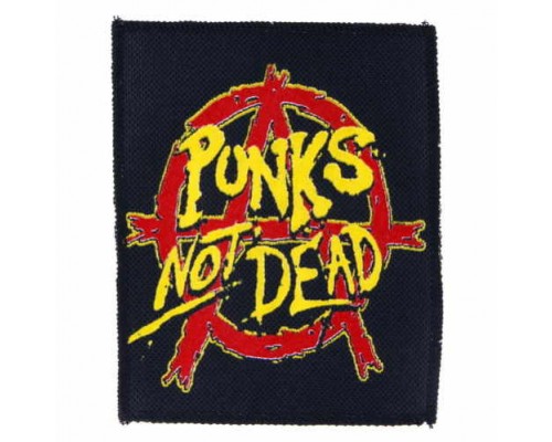 Нашивка Punks not dead ns1