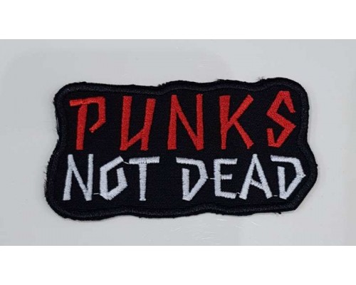 Нашивка Punks not dead v1