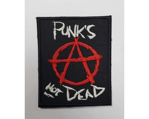 Нашивка Punks not dead v5