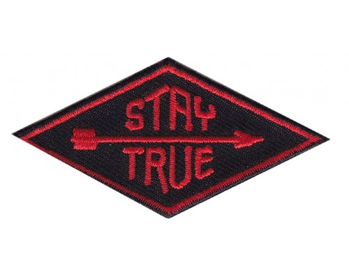 Нашивка Stay True ( будь настоящим) v1