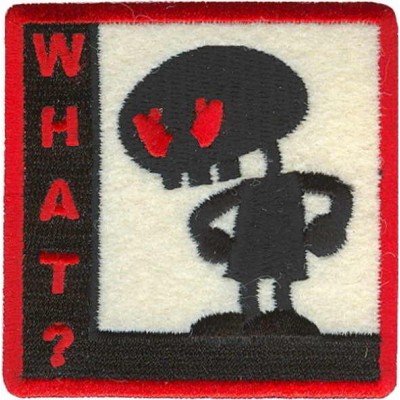 Нашивка What? v1