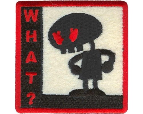 Нашивка What? v1