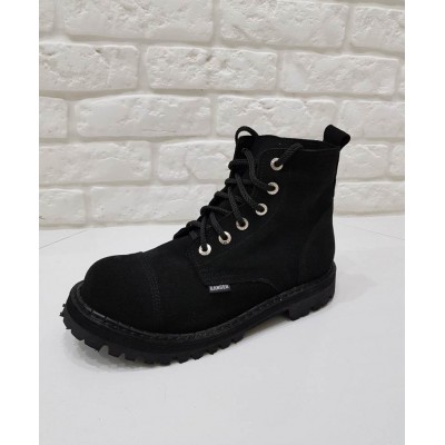 Ботинки Ranger 6 колец " Black " Замша Winter