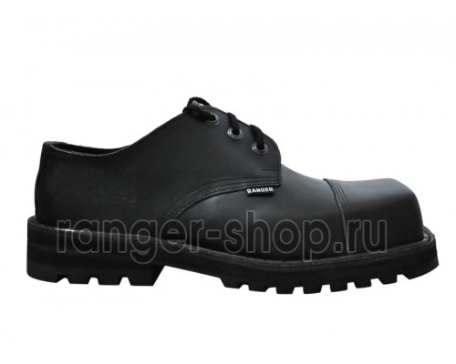 Полуботинки Ranger "Black" кирпичи 3 кольца