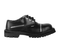 Полуботинки Ranger 3 кольца "Black Zipper "