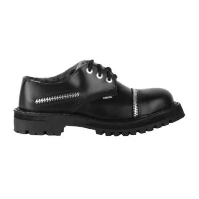 Полуботинки Ranger 3 кольца "Black Zipper "