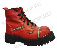 Ботинки Ranger 6 колец "Deep Red"молния
