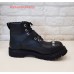 Ботинки Ranger 6 колец  "Black " 1 ремень мягкий кант