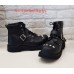 Ботинки Ranger 6 колец  "Black " 1 ремень мягкий кант