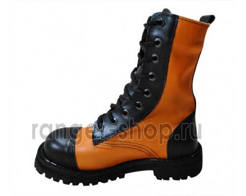 Ботинки Ranger 9 колец " Black Orange "