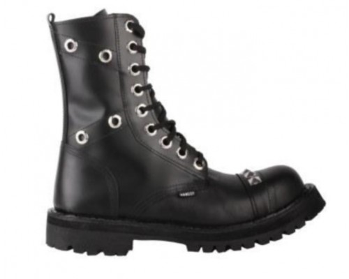 Ботинки Ranger 9 колец "Black Skull"