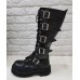 Ботинки Ranger 16 колец "Black " 5 ремней