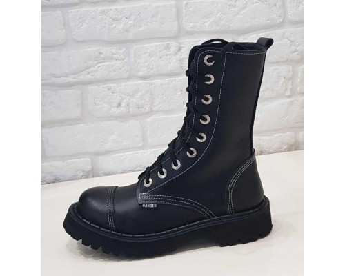 Ботинки Ranger 9 колец " Black One"