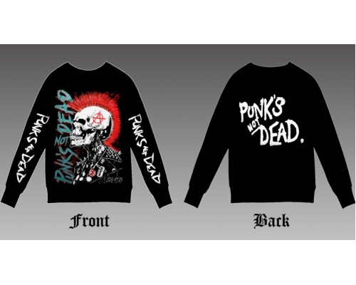 Свитшот Punks not dead sv1